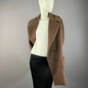 Burberry 1990s Coat Alpaca wool Sz. 8